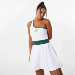 Slazenger Sofia Richie One Shoulder Skort Dress